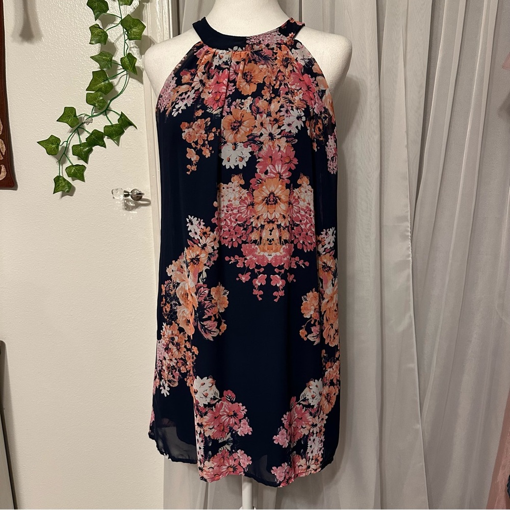 Floral Halter Dress by Crystal Doll size XS